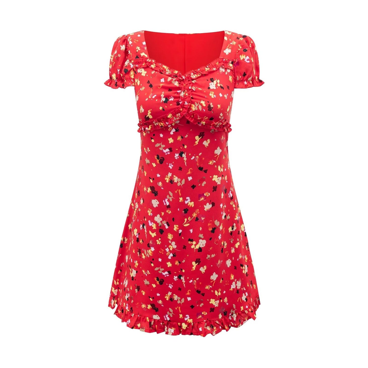Winter Sexy Holiday Casual V neck off Shoulder Lace up Waist Controlled Dress by Ragazza