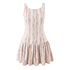Winter Pure Wind Sleeveless round Neck Sexy Backless Lace Patchwork Waist Slimming Dress by Ragazza