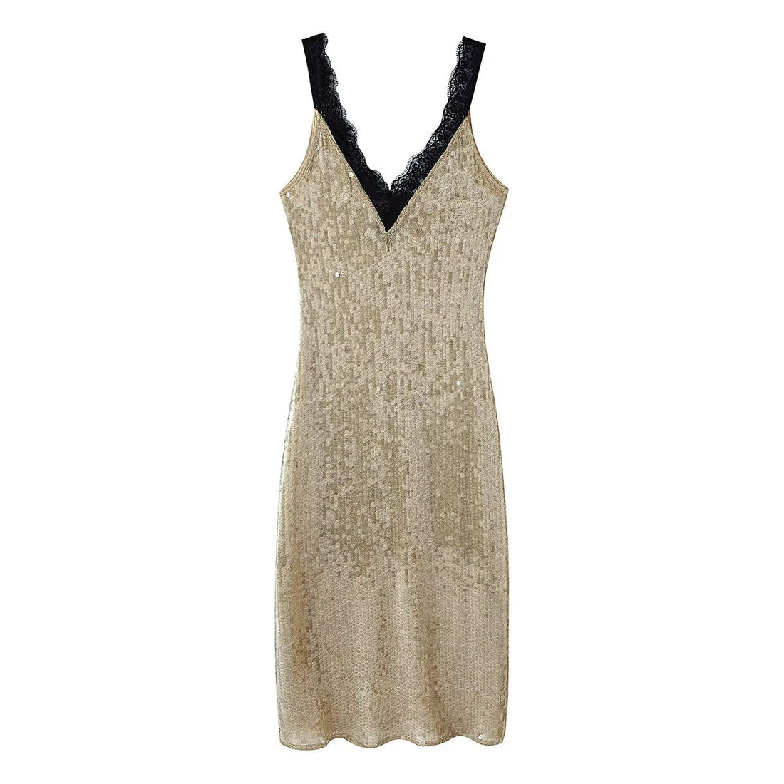 Women Clothing Top Beads Decoration Lace Dress by Ragazza
