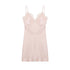 Early Spring Women Clothing Elegant Fashionable Slimming Silk Satin Lace Stitching Cami Dress by Ragazza