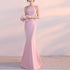 Evening Dress Women Cocktail Host Slim Fit Elegant Five Colors Party Dress Maxi Dress by Ragazza