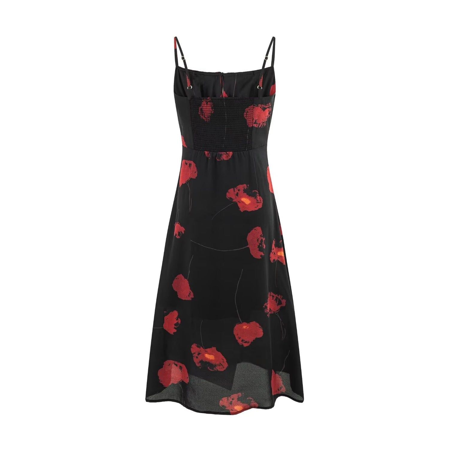 Summer Sweet Seaside Vacation Waist Slimming Printing Slip Dress by Ragazza