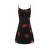 Summer Romantic Atmosphere Vacation Short Printed Waist Controlled Slimming Cami Dress by Ragazza