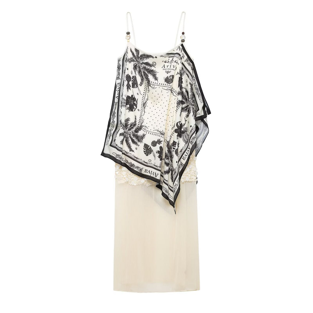 Women Clothing Western Classic All Match Sequin Printed Dress by Ragazza
