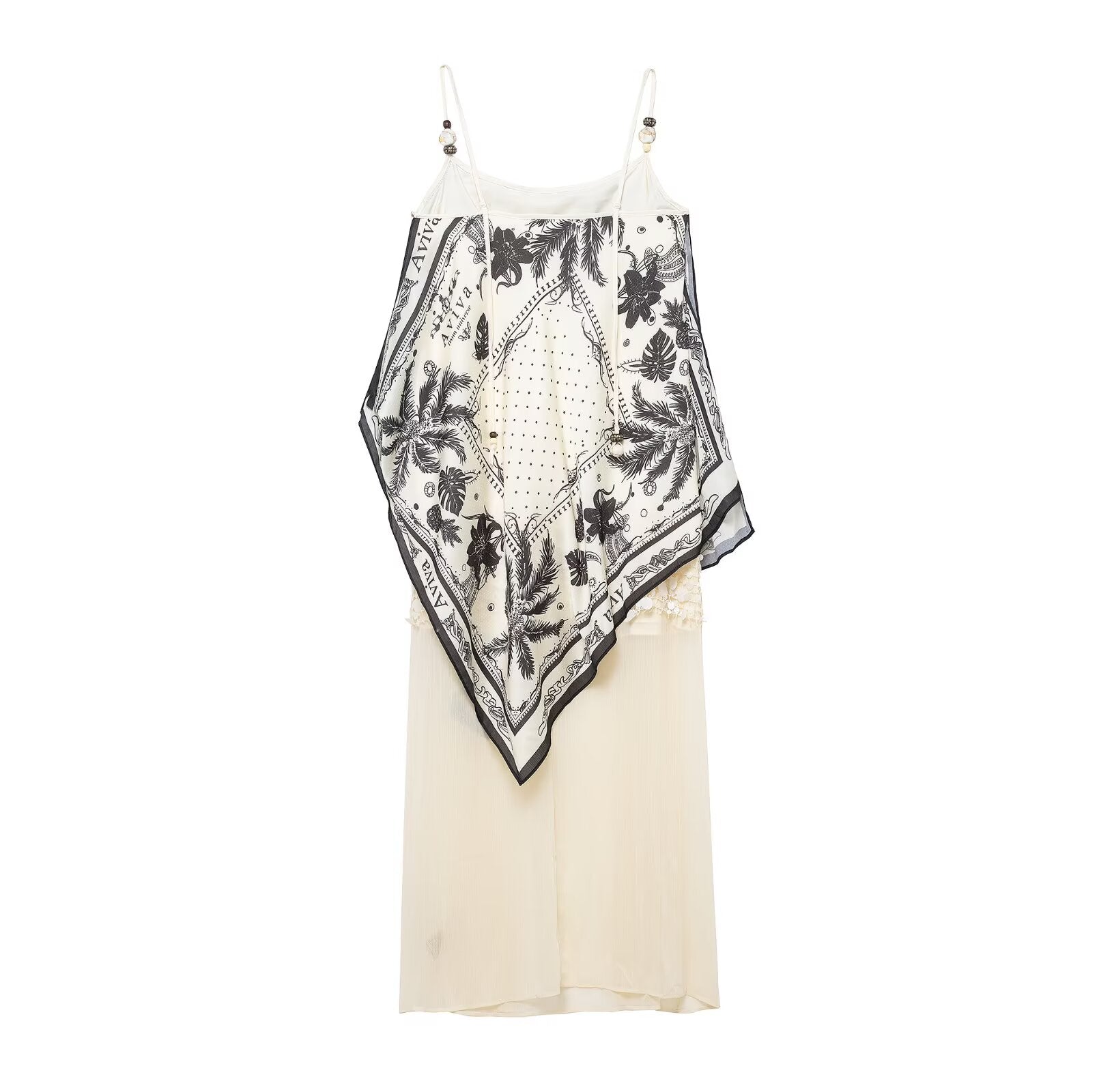 Women Clothing Western Classic All Match Sequin Printed Dress by Ragazza