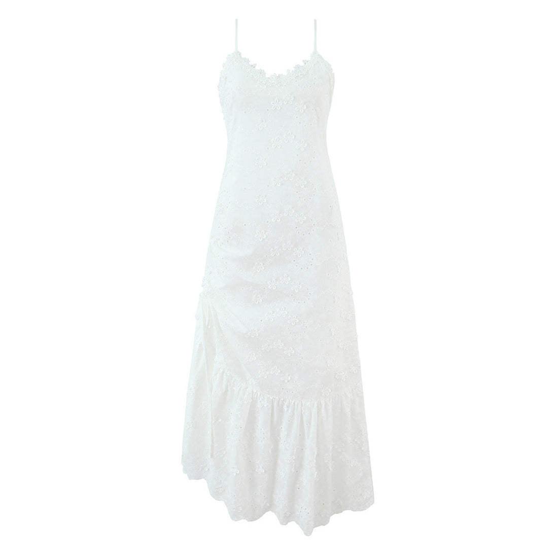 Women Clothing Exquisite Embroidered Floral Strap Dress by Ragazza