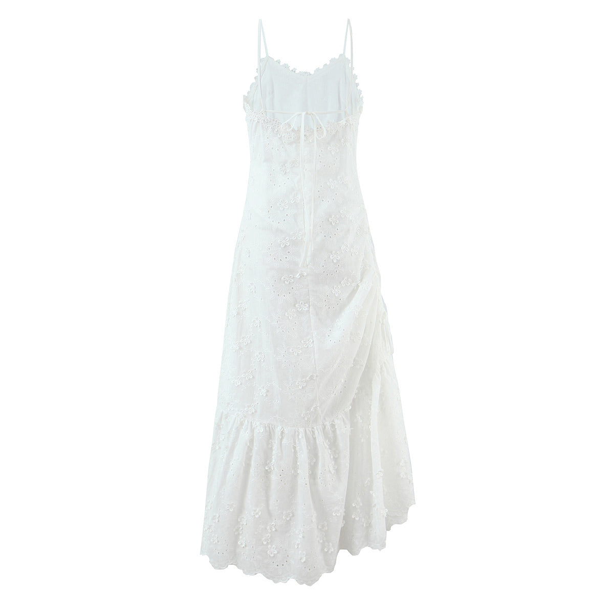 Women Clothing Exquisite Embroidered Floral Strap Dress by Ragazza