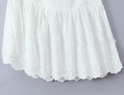 Women Clothing Exquisite Embroidered Floral Strap Dress by Ragazza