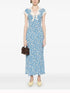 Women Elegant French Retro Elegant Cool Lace Stitching Dress by Ragazza