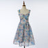 Women Elegant Silk And Linen Pleated Short Dress With Vacation Style by Ragazza