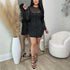 Women Wear Sexy Mesh Rhinestone Sheath Two Piece Dress by Ragazza