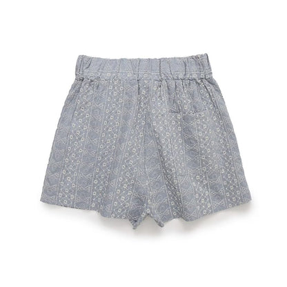 Women Clothing All Match Hollow Out Cutout Embroidery High Waist Casual Shorts by Ragazza