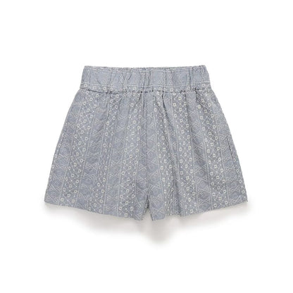 Women Clothing All Match Hollow Out Cutout Embroidery High Waist Casual Shorts by Ragazza