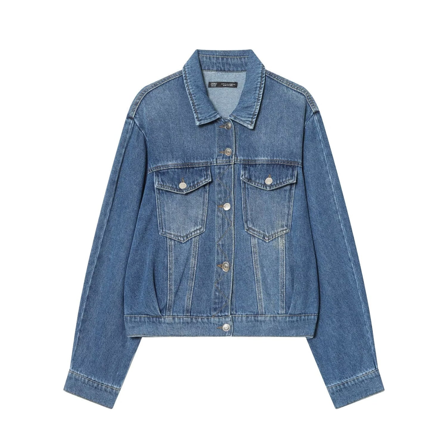 Autumn Winter Women Clothing Design Slimming Fashionable Casual Denim Jacket Coat Women by Ragazza