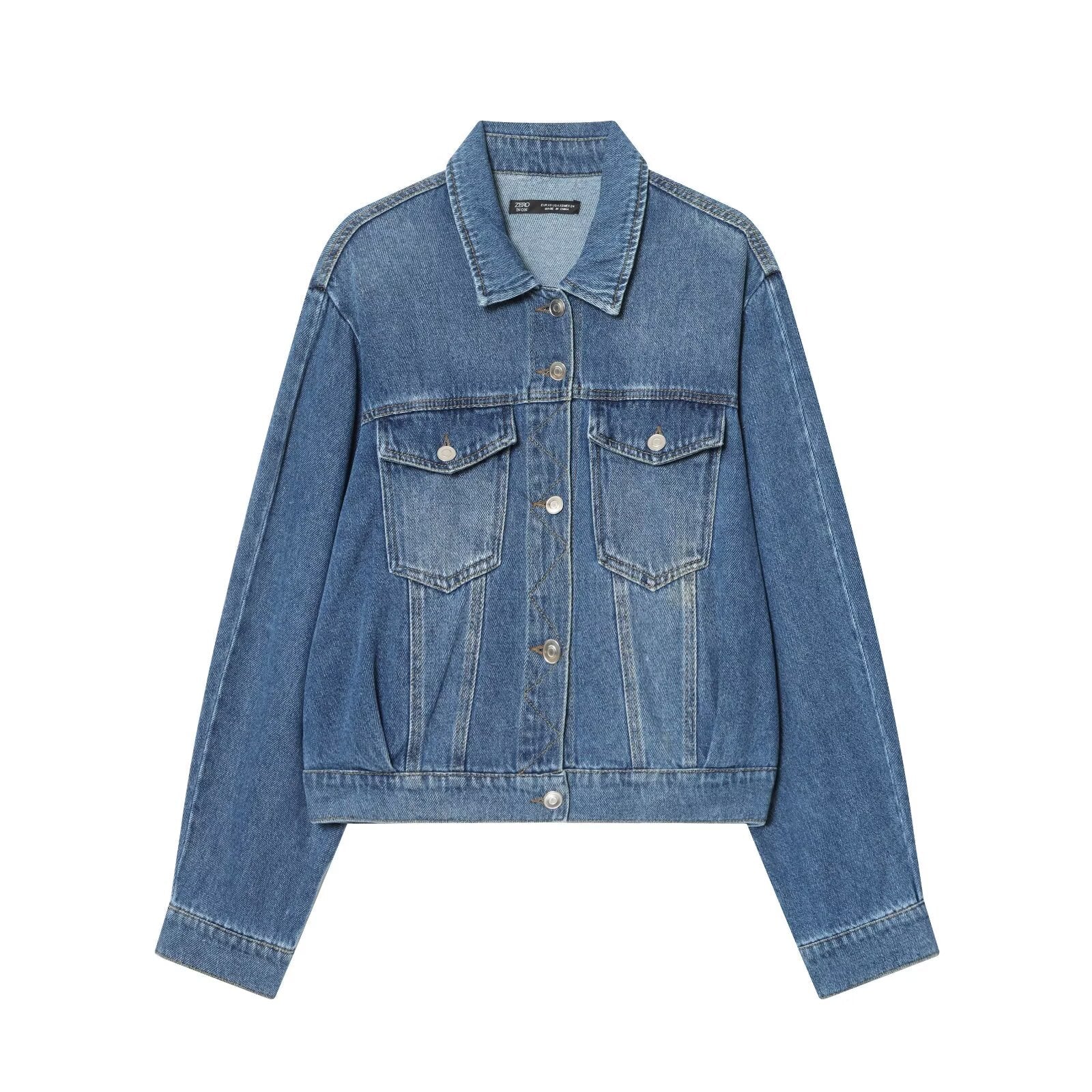 Autumn Winter Women Clothing Design Slimming Fashionable Casual Denim Jacket Coat Women by Ragazza