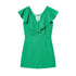 Spring Fashionable Simple Ruffled Romper by Ragazza