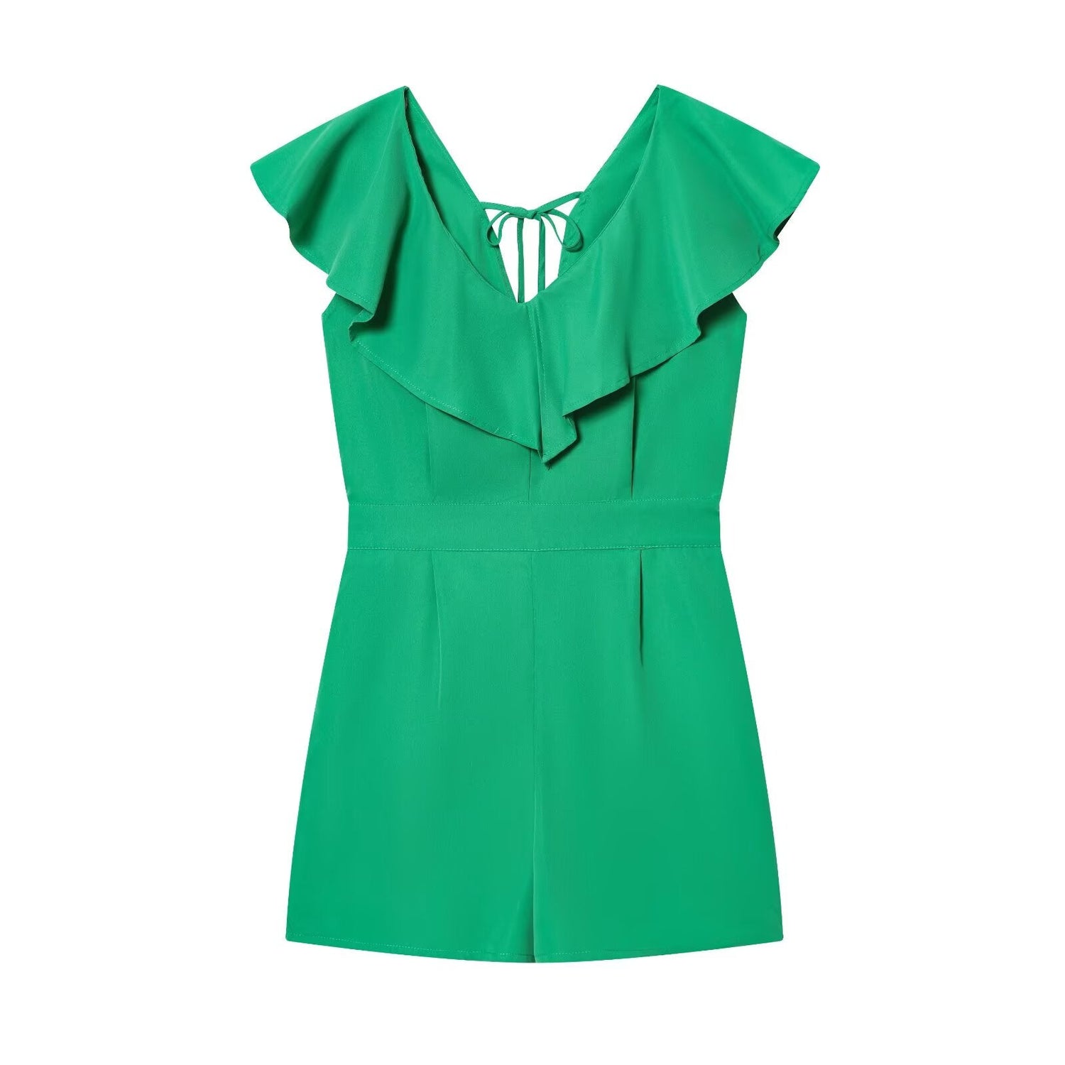 Spring Fashionable Simple Ruffled Romper by Ragazza