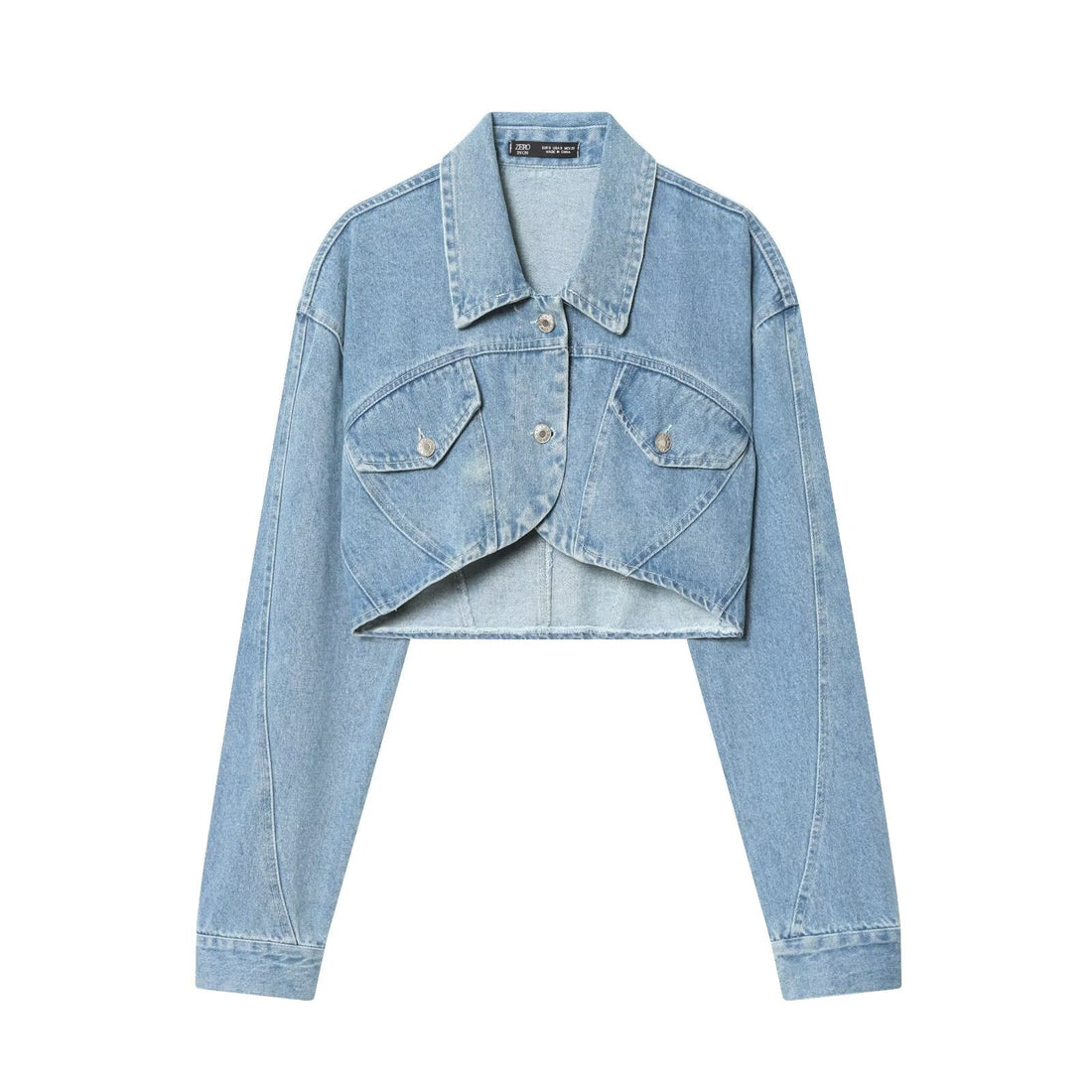 Women Clothing Spring Sexy Short Denim Jacket Coat by Ragazza