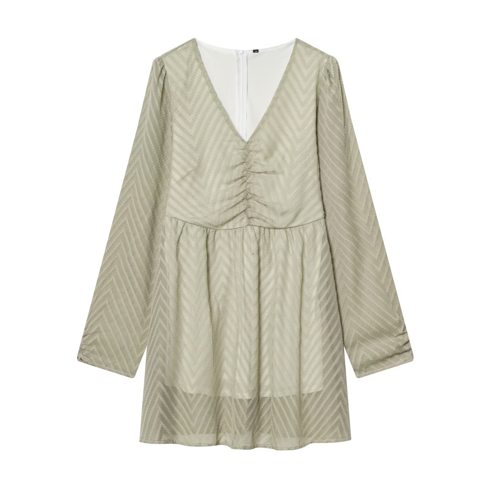 Women Clothing Gentle Wild Loose Casual Long Sleeves Dress by Ragazza