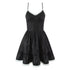 Black Sleeveless Dress Women Summer Design Waist Slimming Cocktail Dress by Ragazza