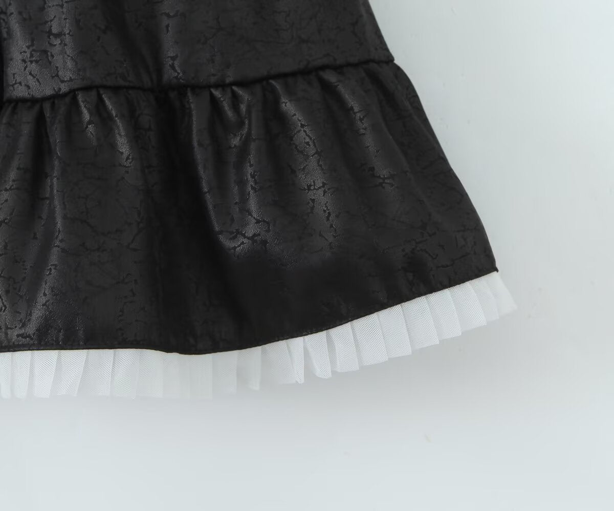 Black Sleeveless Dress Women Summer Design Waist Slimming Cocktail Dress by Ragazza