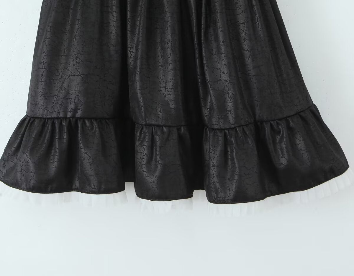 Black Sleeveless Dress Women Summer Design Waist Slimming Cocktail Dress by Ragazza