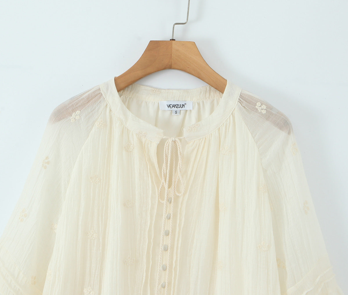 Summer Women Clothing French Gentle Fresh Cute Youth Looking Stringy Selvedge Flare Sleeve Fairy Temperamental Short Dress by Ragazza