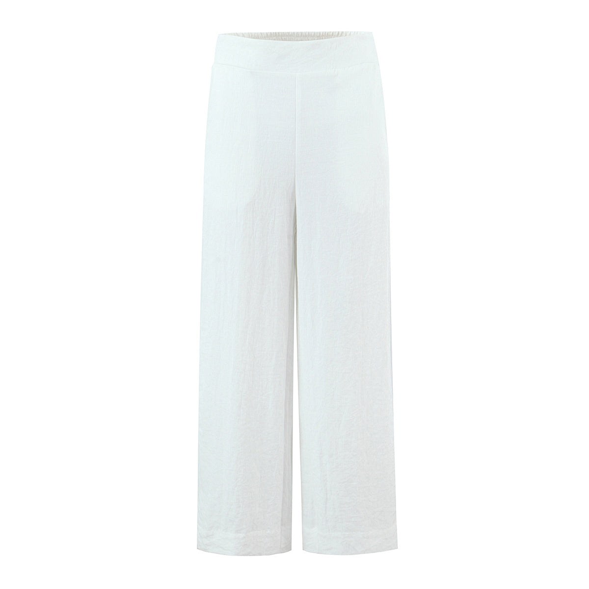 White Lace Sleeveless Shirt Trousers Women Summer Design French Shirt Wide Leg Pants Sets by Ragazza