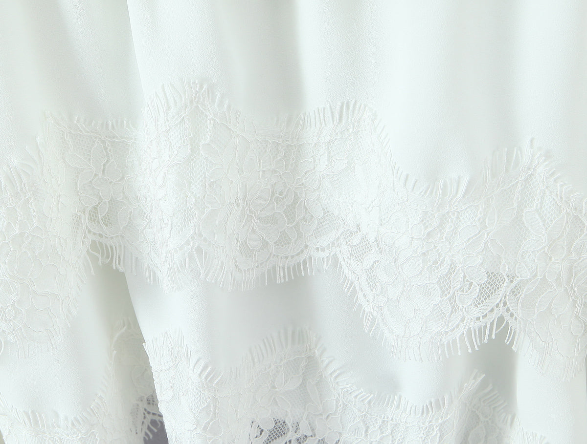 Women Clothing Autumn French Design Lace Decorative Dress by Ragazza