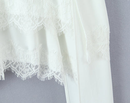 Women Clothing Autumn French Design Lace Decorative Dress by Ragazza