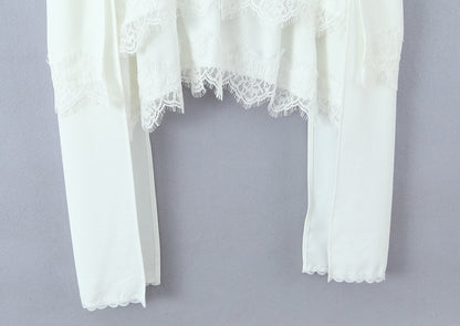 Women Clothing Autumn French Design Lace Decorative Dress by Ragazza