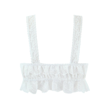 Women Holiday French Lace Overall Skirt Set by Ragazza