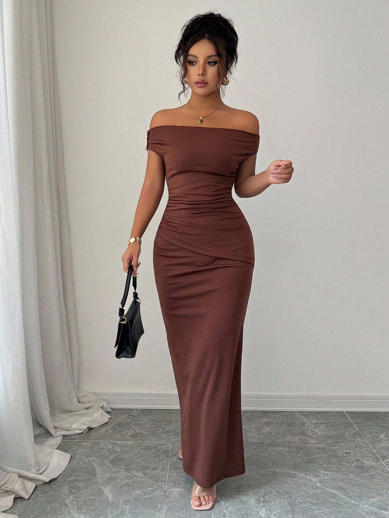 Autumn Winter off the Shoulder off Neck Dress Sexy Elegant Dress Evening Dress Women Clothing by Ragazza