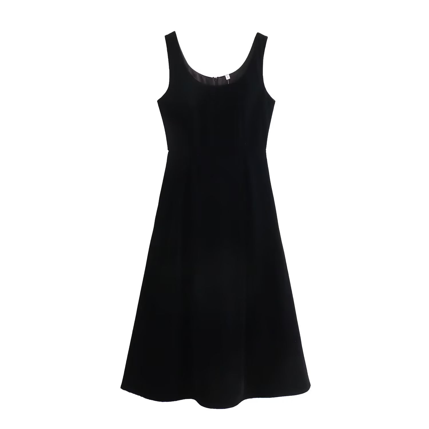 Women Clothing Spring Hepburn Boutique Thick Velvet Vest Sleeveless Dress by Ragazza