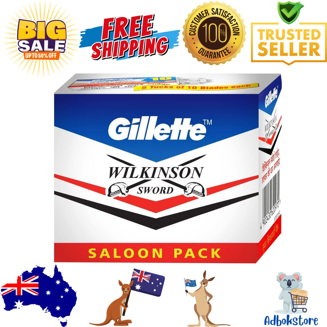 Gillette Double Edge Platinum Plus Men&