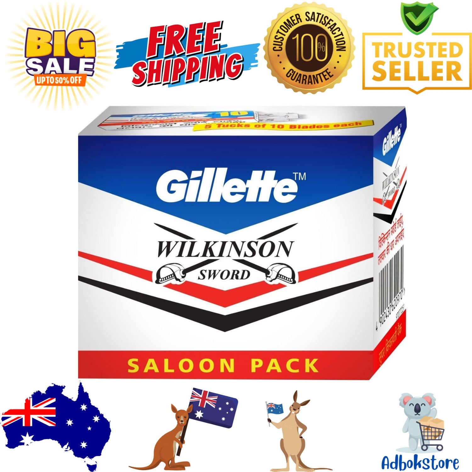 Gillette Double Edge Platinum Plus Men&