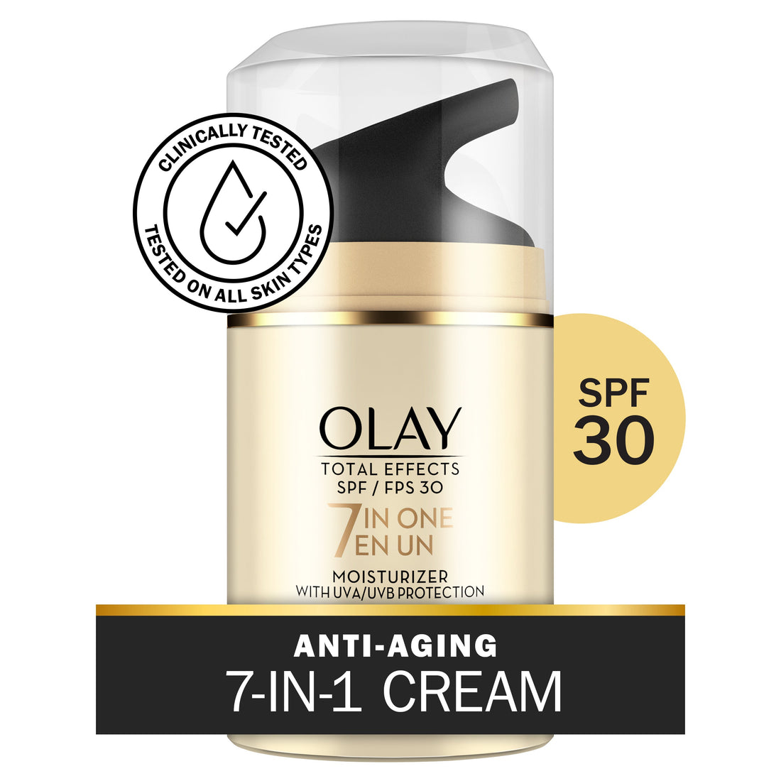Olay Total Effects 7 In One Face Moisturizer SPF 30, 1.7 Fl Oz by Pasteur Pharmacy