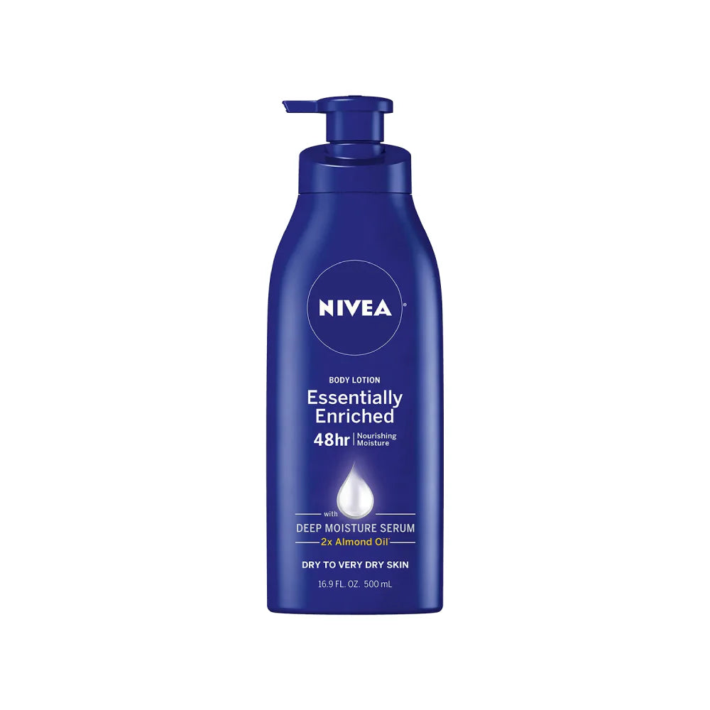 Nivea Essentially Enriched Body Lotion For Dry Skin, 16.9 Fl Oz Pump Bottle by Pasteur Pharmacy