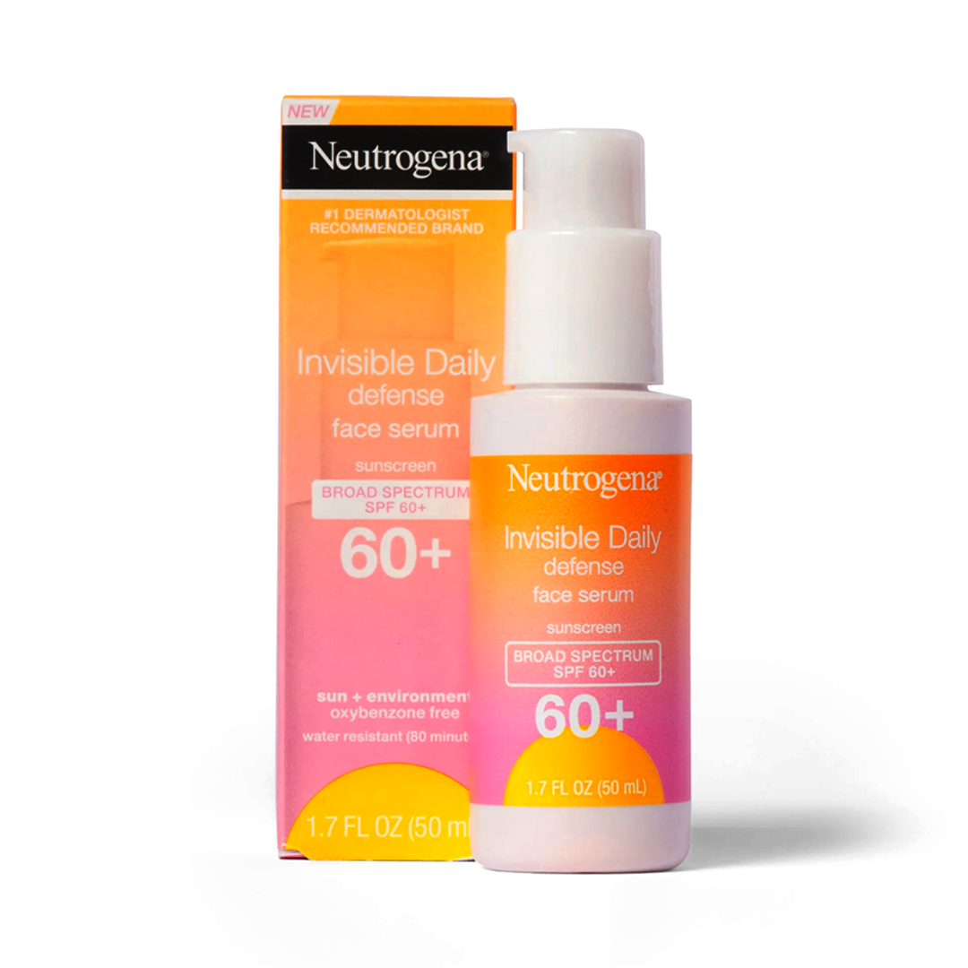 Neutrogena Invisible Daily Defense Sunscreen Face Serum - SPF 60 - 1.7 Fl Oz by Pasteur Pharmacy