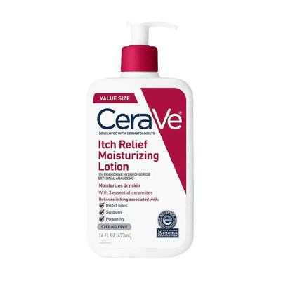 CeraVe Itch Relief Moisturizing Lotion For Dry Skin, 16 Oz