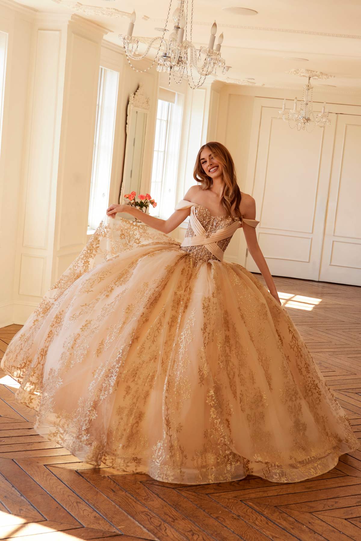 Juliet JT1488H Royal Princess A-Line Ball Gown Quinceanera by DiscountDressShop