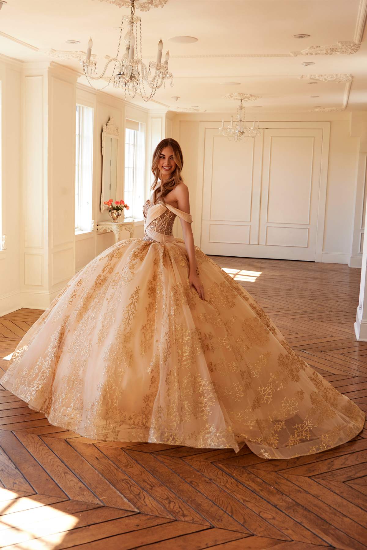 Juliet JT1488H Royal Princess A-Line Ball Gown Quinceanera by DiscountDressShop