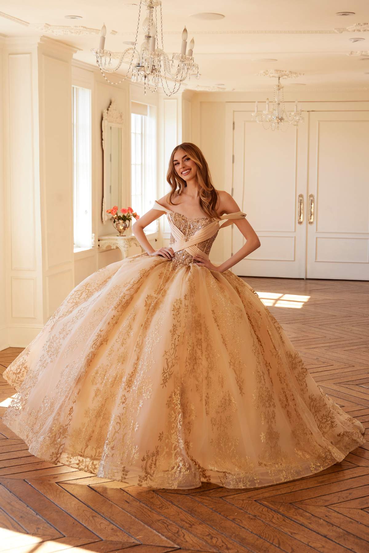 Juliet JT1488H Royal Princess A-Line Ball Gown Quinceanera by DiscountDressShop