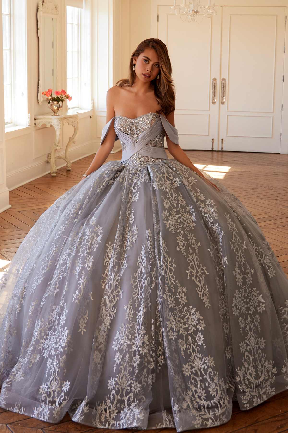 Juliet JT1488H Royal Princess A-Line Ball Gown Quinceanera by DiscountDressShop