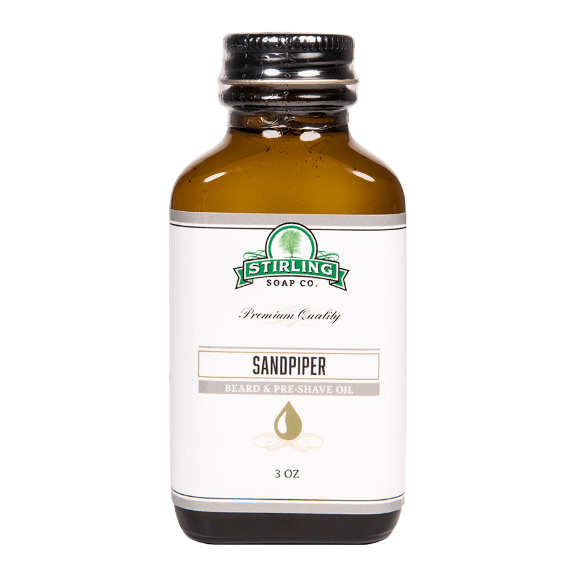 Stirling Soap Co. Sandpiper Beard &amp; Preshave Oil 3 Oz by Pasteur Pharmacy