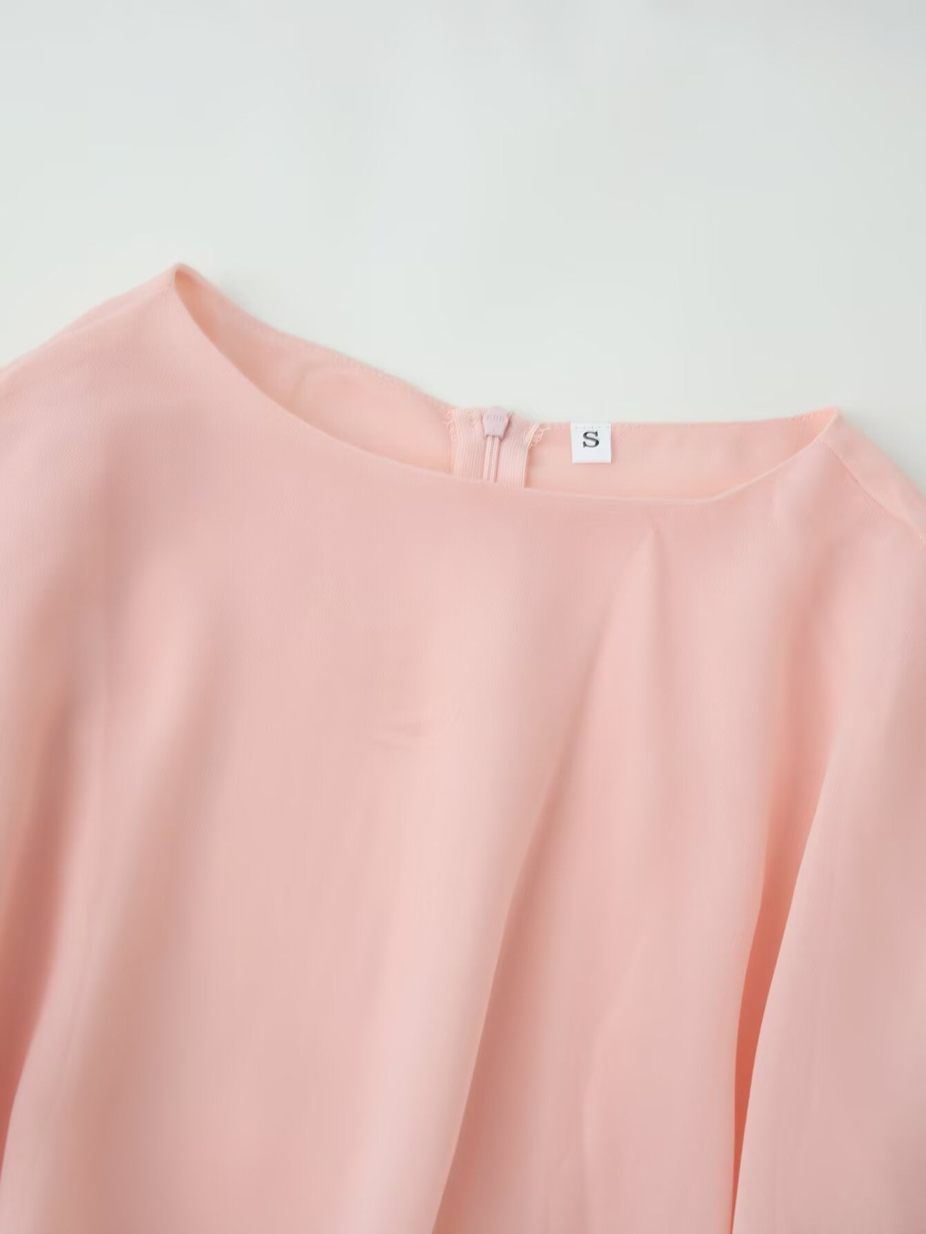 Women Summer round Neck Loose Elegant Elegant Long Sleeved Shawl Dress by Ragazza