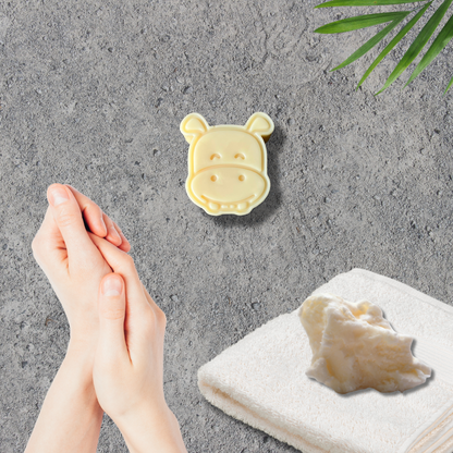 Hippo Head Shaped Lotion Bar by Hippotanicals