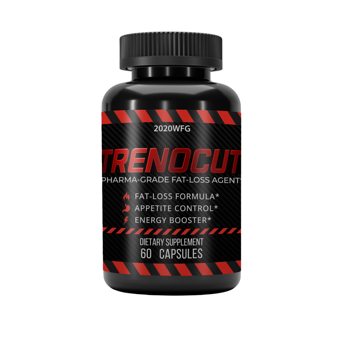 TRENOCUT: AM Fat Metabolism Activator | 60 Capsules – Clinically Studied Ingredients for Targeted Fat Loss