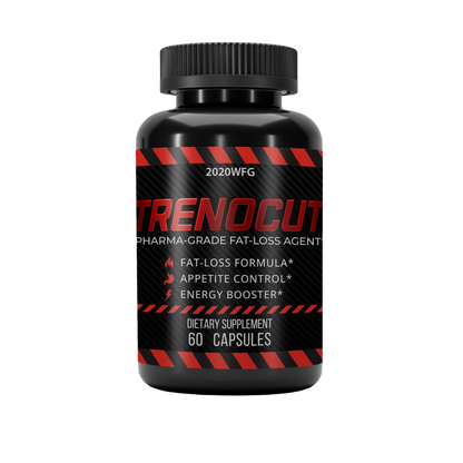 TRENOCUT: AM Fat Metabolism Activator | 60 Capsules – Clinically Studied Ingredients for Targeted Fat Loss