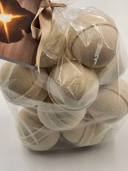 14 bath bombs 1 oz each (Amber Romance- Victoria Secret type) bath fizzies, great for dry skin, shea &amp; Cocoa Butter, 7 ultra rich oils